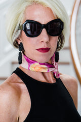 Buddha Headress Neckerchief - Pink