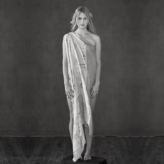 Wrap Yourself in Buddha Luxe Silk Wool Whisper Grey