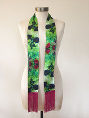 SKINNY FRINGE MAGENTA FEN - MAGENTA TRIM