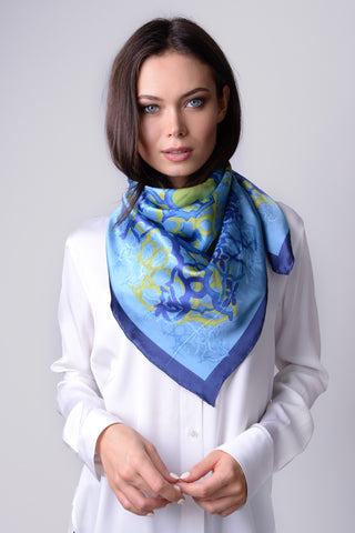 Wrap Yourself in Buddha Luxe Silk Wool RIVER